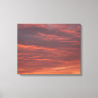 Canvas Print am frühen Morgen