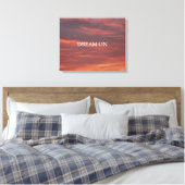 Canvas Print am frühen Morgen Leinwanddruck (Insitu (Schlafzimmer))