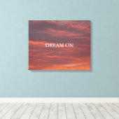 Canvas Print am frühen Morgen Leinwanddruck (Insitu (Holzboden))