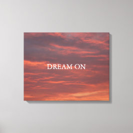 Canvas Print am frühen Morgen Leinwanddruck