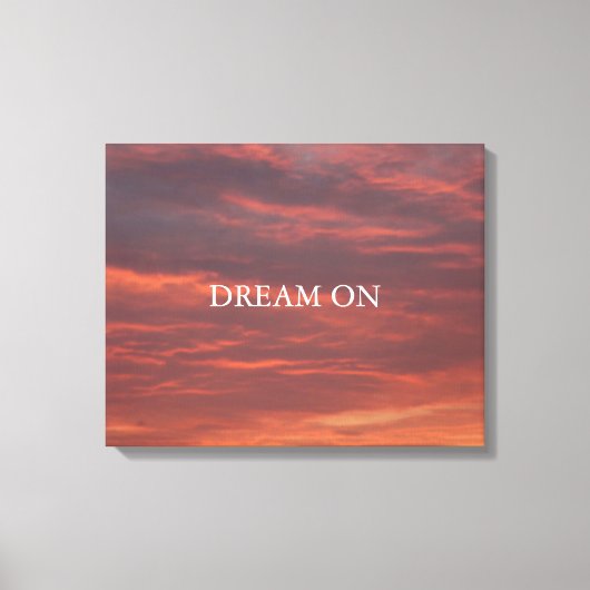 Canvas Print am frühen Morgen Leinwanddruck (Vorderseite)