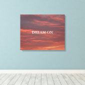 Canvas Print am frühen Morgen Leinwanddruck (Insitu (Holzboden))