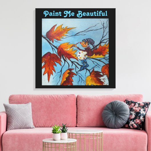 Canvas Print Ann Hayes Painting Pixie Painting Leinwanddruck (Insitu (Wohnzimmer))