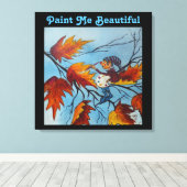 Canvas Print Ann Hayes Painting Pixie Painting Leinwanddruck (Insitu (Holzboden))