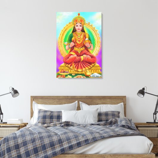 Canvas print Annapoorna Leinwanddruck (Insitu (Schlafzimmer))