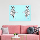 Canvas Print : Antike griechische Skulpturenstatue Leinwanddruck (Insitu (Wohnzimmer))