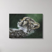 Canvas Print baby Cheetah II Leinwanddruck (Vorderseite)
