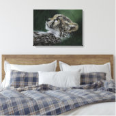 Canvas Print baby Cheetah II Leinwanddruck (Insitu (Schlafzimmer))