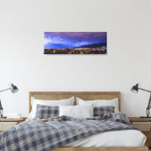 Canvas Print - Blitzschlag über Athen 2 Leinwanddruck (Insitu (Schlafzimmer))