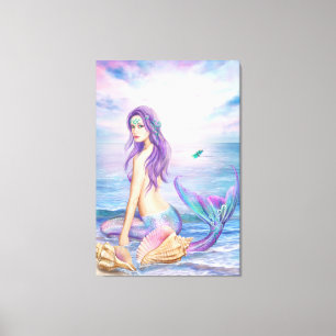 Canvas Print Blue Mermaid Leinwanddruck