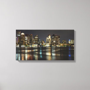 Canvas Print - Boston Skyline Leinwanddruck