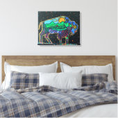 Canvas Print - Buffalo_toe Leinwanddruck (Insitu (Schlafzimmer))