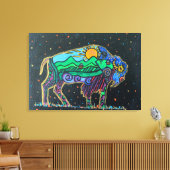 Canvas Print - Buffalo_toe Leinwanddruck (Insitu (Wohnzimmer))