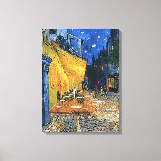 Canvas Print - "Cafe Terrace at Night" Leinwanddruck (Vorderseite)