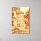 Canvas Print - "Capernwray Hall" (Custard/Cinn) Leinwanddruck (Vorderseite)
