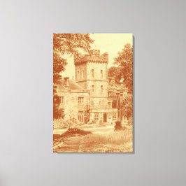 Canvas Print - "Capernwray Hall" (Custard/Cinn) Leinwanddruck