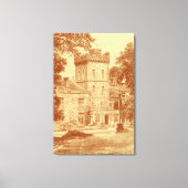 Canvas Print - "Capernwray Hall" (Custard/Cinn) Leinwanddruck (Vorderseite)