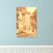 Canvas Print - "Capernwray Hall" (Custard/Cinn) Leinwanddruck (Insitu (Holzboden))
