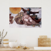 Canvas Print - Erstellung von Sonne, Mond und Plan Poster (Küche)