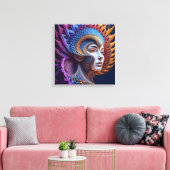 Canvas Print (Exotic Beauty) Leinwanddruck (Insitu (Wohnzimmer))