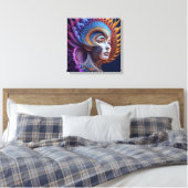 Canvas Print (Exotic Beauty) Leinwanddruck (Insitu (Schlafzimmer))
