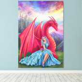 Canvas print Fantasy World Leinwanddruck (Insitu (Holzboden))