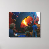 Canvas Print - Filling Hot Air Ballon Leinwanddruck (Vorderseite)