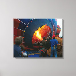 Canvas Print - Filling Hot Air Ballon Leinwanddruck