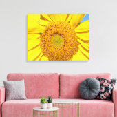 Canvas Print - Fly on Sunflower Leinwanddruck (Insitu (Wohnzimmer))