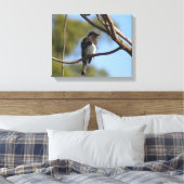 Canvas print - flycatcher in tree leinwanddruck (Insitu (Schlafzimmer))