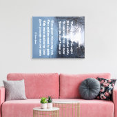 Canvas Print Gedicht Snow Journey by Ladee Basset Leinwanddruck (Insitu (Wohnzimmer))