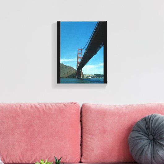 Canvas print - Golden Gate Bridge Leinwanddruck (Insitu (Wohnzimmer))