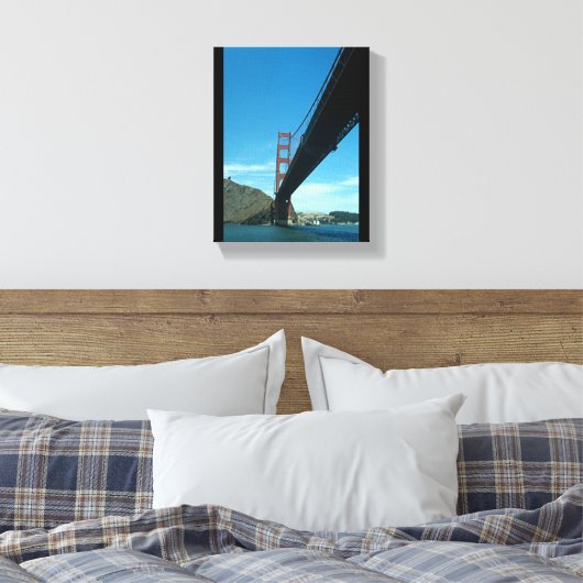 Canvas print - Golden Gate Bridge Leinwanddruck (Insitu (Schlafzimmer))