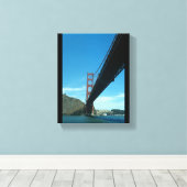 Canvas print - Golden Gate Bridge Leinwanddruck (Insitu (Holzboden))