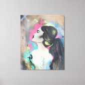 Canvas Print Graffiti Girl Leinwanddruck (Vorderseite)