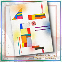 CANVAS PRINT - ''Hard Soft'' - Wassily Kandinsky