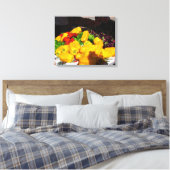 Canvas Print - Helle Paprikaschoten Leinwanddruck (Insitu (Schlafzimmer))