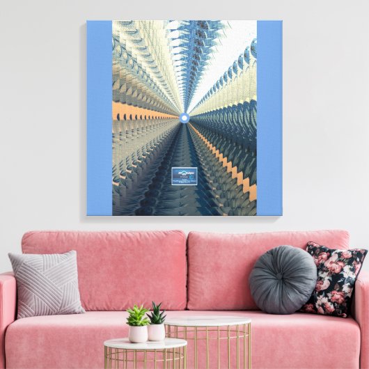 Canvas Print (Indigosilber L.) RFPMDesign ©️ 2024 Leinwanddruck (Insitu (Wohnzimmer))