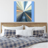 Canvas Print (Indigosilber L.) RFPMDesign ©️ 2024 Leinwanddruck (Insitu (Schlafzimmer))