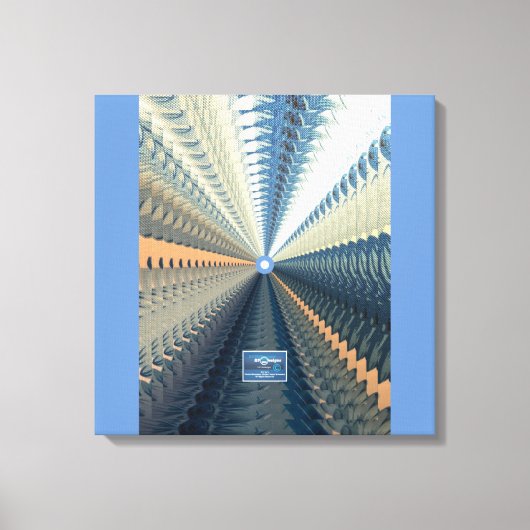 Canvas Print (Indigosilber L.) RFPMDesign ©️ 2024 Leinwanddruck (Vorderseite)