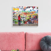 Canvas Print - John Lennon Wall, Prag Leinwanddruck (Insitu (Wohnzimmer))