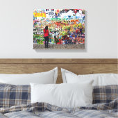 Canvas Print - John Lennon Wall, Prag Leinwanddruck (Insitu (Schlafzimmer))