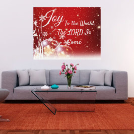 Canvas Print Joto the World Christmas Leinwanddruck