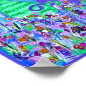 Canvas Print - Katzen im Mondschein Poster (Ecke)