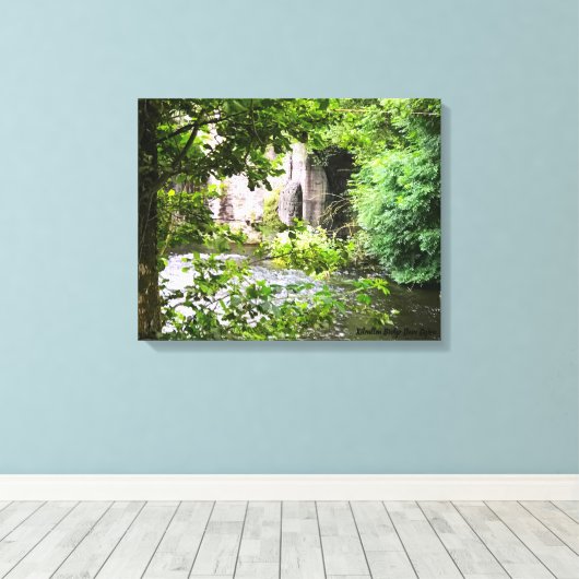 Canvas Print Kilcullen Bridge Leinwanddruck (Insitu (Holzboden))