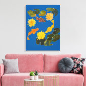 Canvas Print - Koi unter den Lippenstift Leinwanddruck (Insitu (Wohnzimmer))