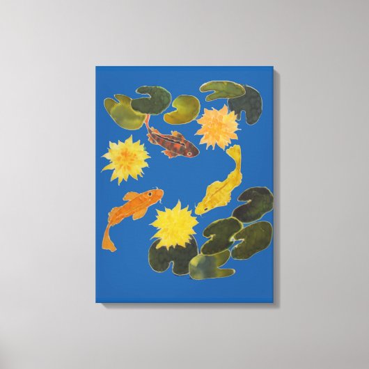 Canvas Print - Koi unter den Lippenstift Leinwanddruck (Vorderseite)