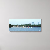 Canvas Print: Lake Harriet & Minneapolis Skyline_ Leinwanddruck (Vorderseite)