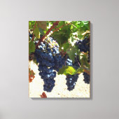 Canvas Print - Lila Weintrauben Leinwanddruck (Vorderseite)
