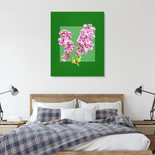 Canvas Print - Lilacs Leinwanddruck (Insitu (Schlafzimmer))